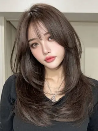 ロング カラー 🌛ダブルカラー 🌜SAYAKAのヘアスタイル