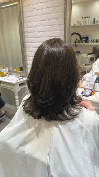 ミディアム 🎀RUI/髪質改善 /美髪矯正/艶カラーのヘアスタイル
