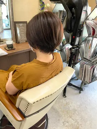 ショート 千葉 涼のヘアスタイル