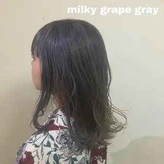 ミディアム カラー 【淡色color/ nail】maikoのネイルデザイン