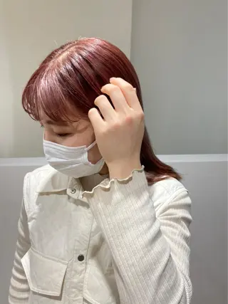 セミロング カラー ‎manami 💞🩰のヘアスタイル