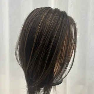 ミディアム カラー 7Bridge 滝内ひよりのヘアスタイル