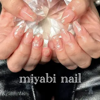 ネイル miyabi nail 桂川駅近くのネイルデザイン