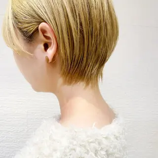 ショート ショート/ボブ/ 白髪ぼかし/しんやのヘアスタイル