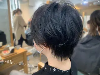 ショート カラー 前田 健太のヘアスタイル