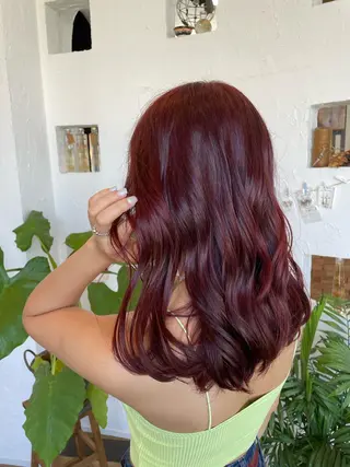 ロング カラー 🌸小掛🌸 豊橋外国人風カラーのヘアスタイル