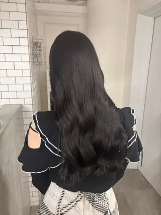 ロング カラー 🔵暗髪　特化🔵 梅田・増田のヘアスタイル