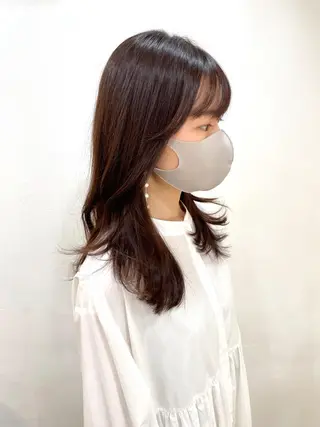 ロング カラー あずまぐち めぐみのヘアスタイル