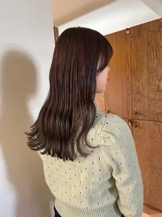 ロング カラー hair lapis上地所属・ハヤシ ユウカのヘアスタイル