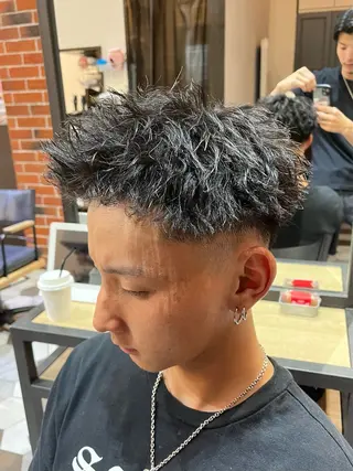 ショート パーマ メンズ 梅田/メンズ専門 ／加地光尊のヘアスタイル