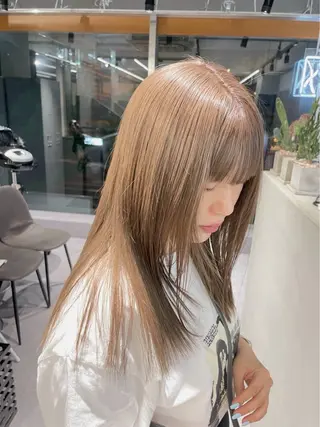 カラー 渡辺春衣 ♡デザインカラーのヘアスタイル