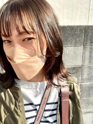 ミディアム カラー 柔らかカラー🥛 mayucoのヘアスタイル