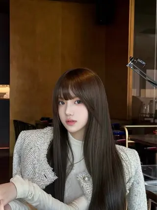 ロング 🎀韓国スリムタッキ 羽エクステ🎀kiiのヘアスタイル