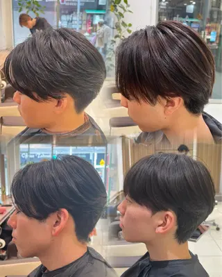 パーマ メンズ SENA 再現性 パーマと縮毛矯正のヘアスタイル