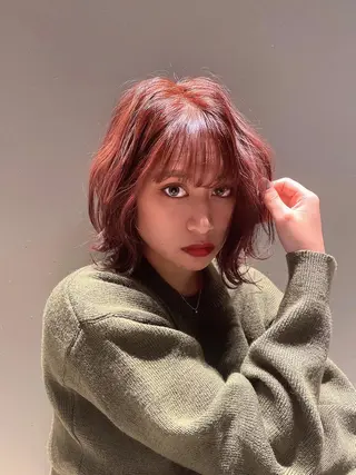 カラー 平成ギャル×韓国 mix💖MIKUのヘアスタイル