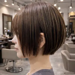 ショート GIEN Smart Salon by milbon 西宮ガーデンズ　プラス所属・吉原 星稀のヘアスタイル