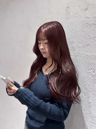 ロング カラー ボブ/メンズ/パーマ /Tamakiのヘアスタイル