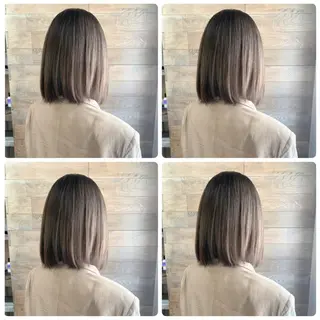 ミディアム カラー 京都大人女性ショート 徒歩1分/秋山のヘアスタイル