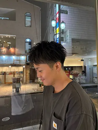 ショート メンズ MEN'S HAIR PERCUT所属・行方 晴貴のヘアスタイル