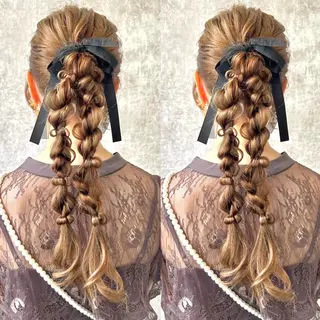 ロング ヘアアレンジ ヘアメ🎀推しカラー 🥣横浜/しほ🧸のその他イメージ