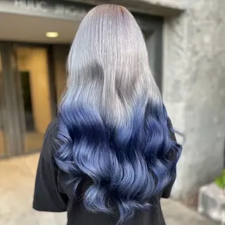 カラー 栄/デザイン/ ブリーチ/琉輝のヘアスタイル