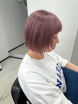 ショート カラー ヒラガカナ▼ ECLAT HAIRのヘアスタイル