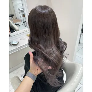 セミロング カラー 韓国ヘア 🎀中川綾乃🎀のヘアスタイル