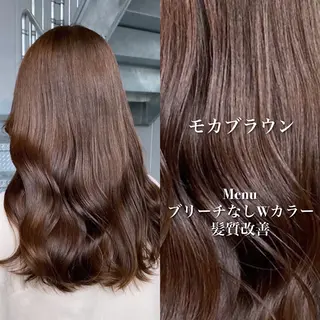 セミロング カラー ヘアアレンジ 💕トレンドうる艶髪 💕TUNE銀座のヘアスタイル