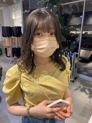 ミディアム カラー pino.【ピノ】所属・pino代表ナガタ ユースケ/荻窪美容室のヘアスタイル