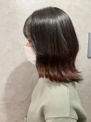 ミディアム カラー 透明感カラー/ ブリーチ無し/RYOのヘアスタイル