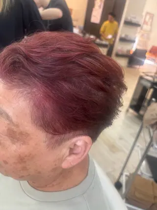 ショート カラー ルプラボウ 石黒よう子のヘアスタイル