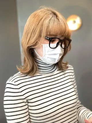ミディアム 23°NADAUN所属・岐阜1番韓国ヘア/ 星羅/23°のヘアスタイル