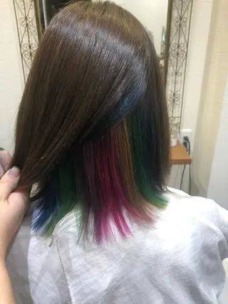 カラー 皆巳 達郎のヘアスタイル