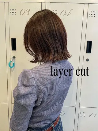 ショート カラー 暗髪艶カラー/ 髪質改善TR/maiのヘアスタイル