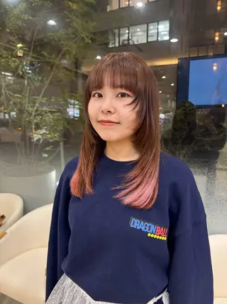 ミディアム カラー Seeknext // Rukaのヘアスタイル