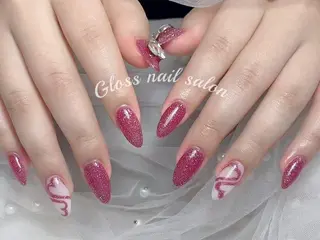 ネイル Gloss nail ジェル&長さだし専門のネイルデザイン