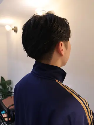 パーマ メンズ 心櫻/メンズパーマ/ ニュアンス/フェザーのヘアスタイル