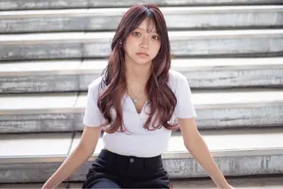 ロング カラー 韓国ハッシュカット/ 新宿/髪質改善/岡崎のヘアスタイル