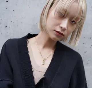 ショート 最新ケアカラー 髪質改善YUTOのヘアスタイル