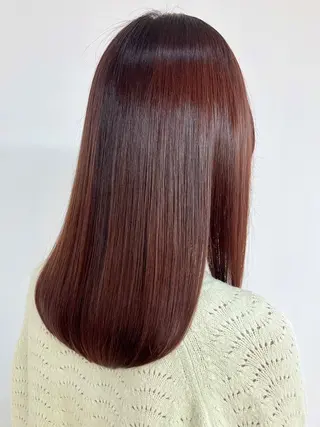 セミロング カラー 【髪質改善×カラー】 QUALIS沓掛貴浩のヘアスタイル