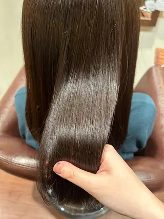 セミロング 水谷 菜央のヘアスタイル