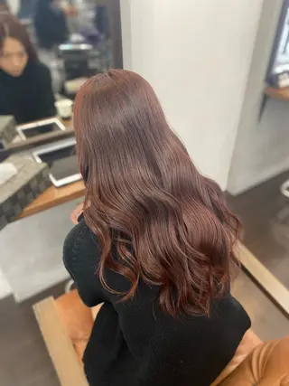 ロング カラー ヘアアレンジ 🍒ᩚ名駅/艶髪 縮毛矯正/あゆ🍒ᩚのヘアスタイル