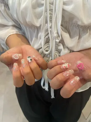 ネイル 束感まつ毛/ネイル/ LED♥KIRARAのマツエク・マツパデザイン