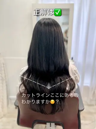 ロング カラー 韓国ヘア🤍髪質改善 🇰🇷AKANEのヘアスタイル