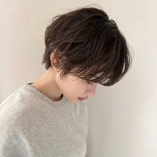ショート 落合 美穂のヘアスタイル