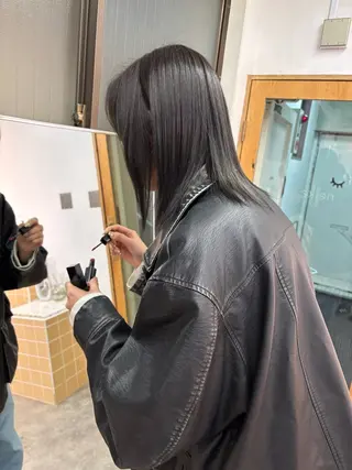 ミディアム カラー sakura🌸 レイヤー/韓国ヘアのヘアスタイル