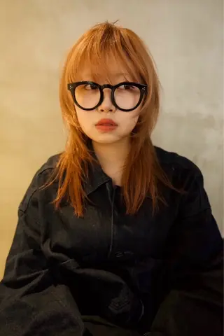 セミロング 中村 果乃のヘアスタイル