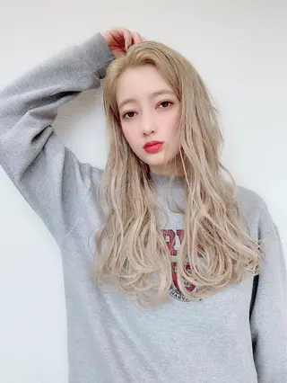 ロング SAKURA 原宿所属・なかの たくみのヘアスタイル