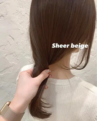 セミロング カラー ヘアアレンジ 🌟アレンジが似合う カラー🌟Rumiのヘアスタイル