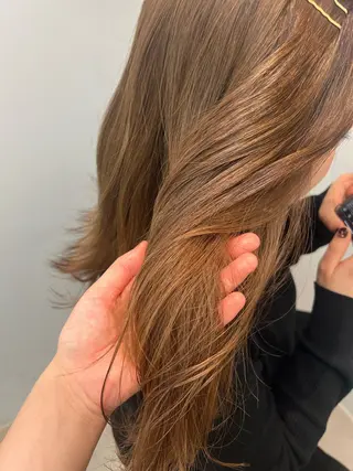 カラー 表参道/kozue/ 艶髪/髪質改善のヘアスタイル